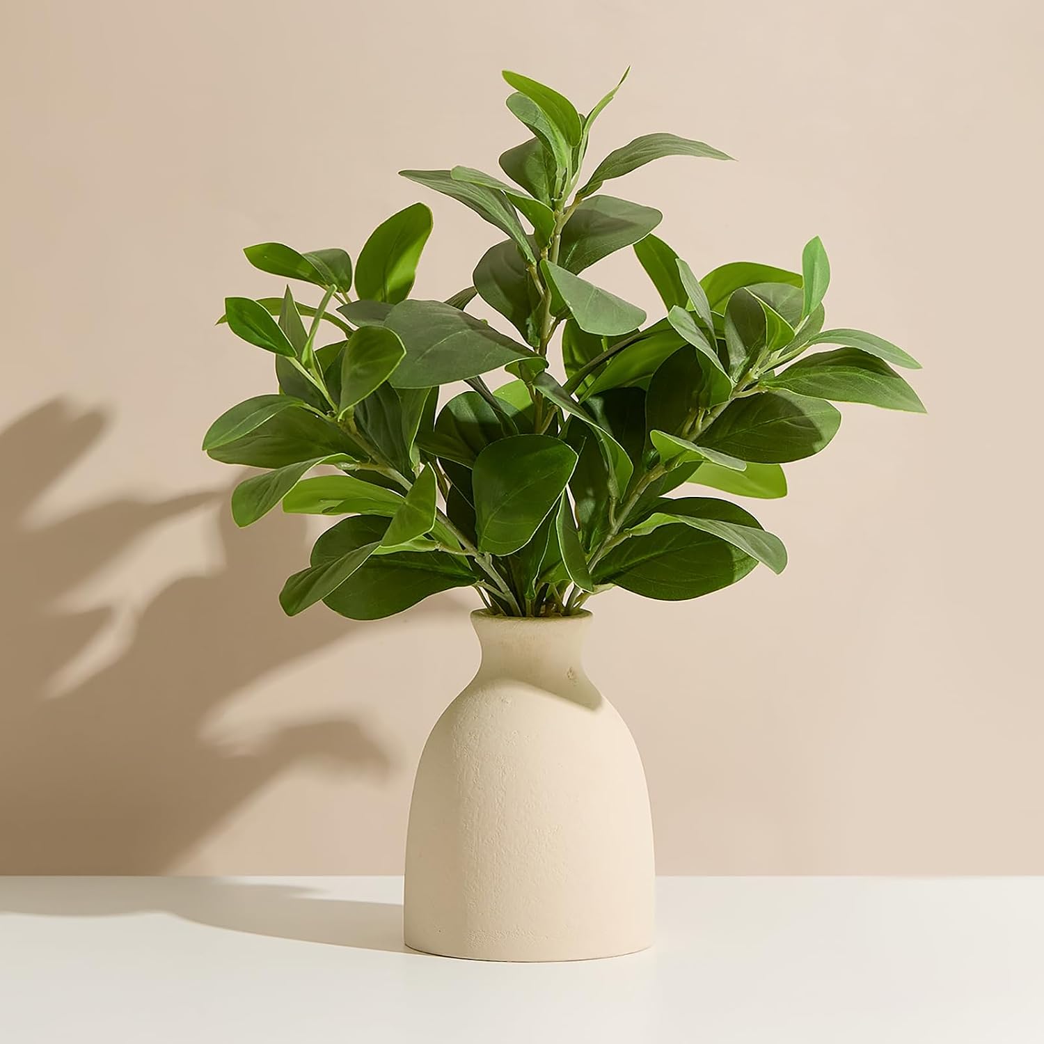 Artificial Eucalyptus Stems Potted Plant Indoor Fake Plants