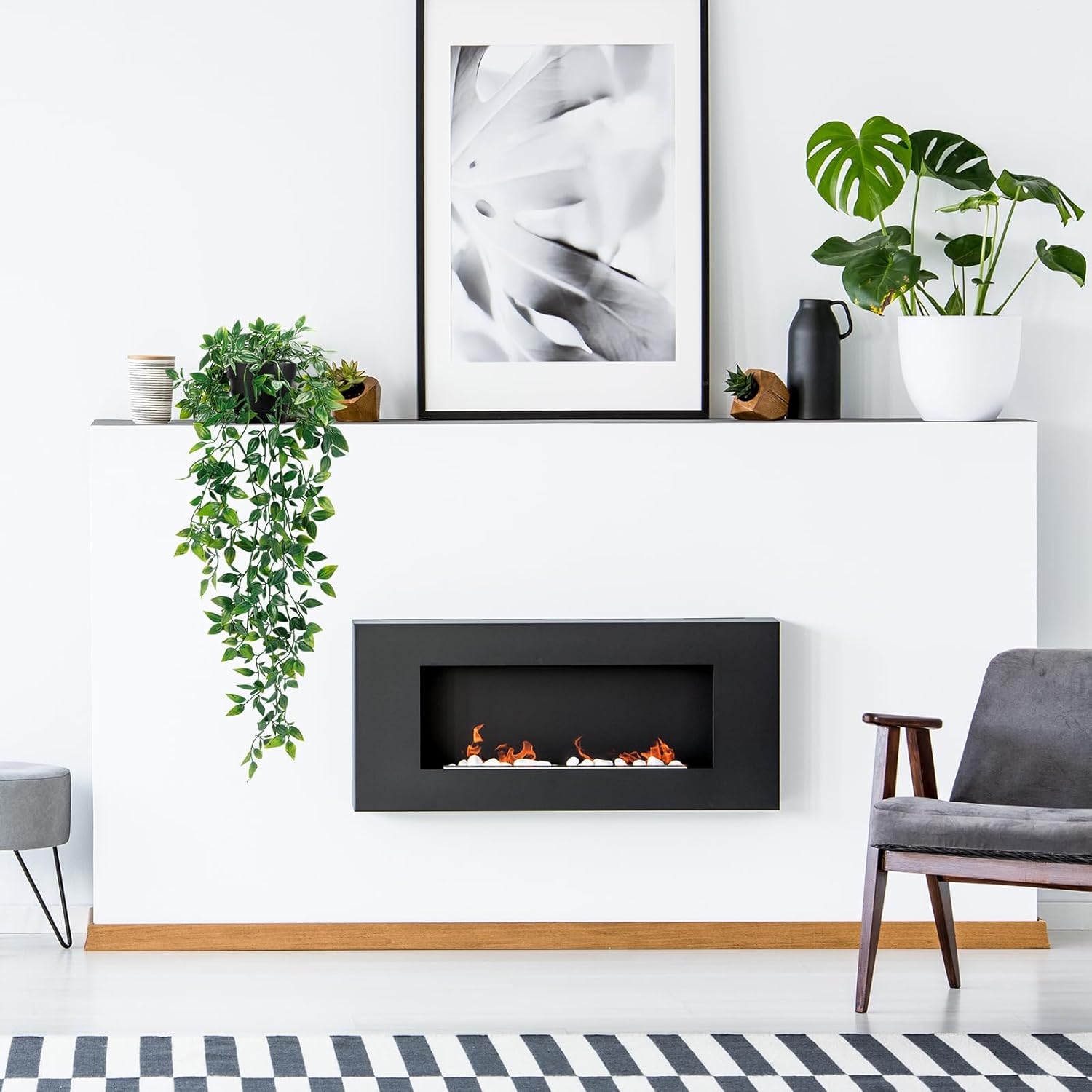 Fake Hanging Plants, Artificial Small Potted Plants