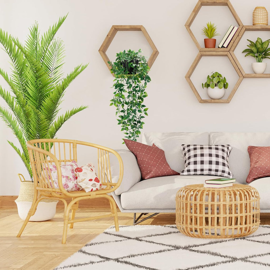 Fake Hanging Plants, Artificial Small Potted Plants